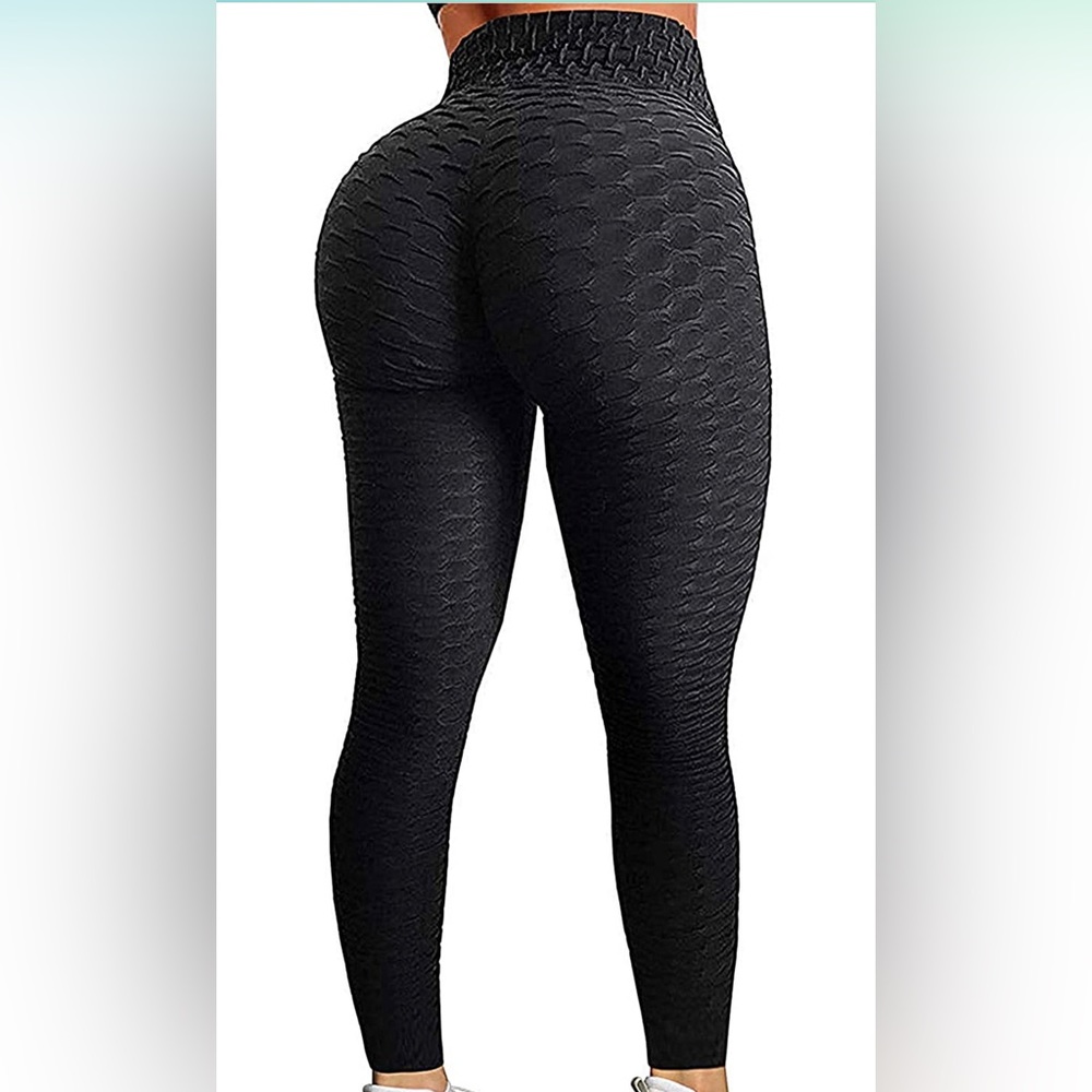 2 Pair of TikTok 3X Black Brazilian Butt Lift Leggings
